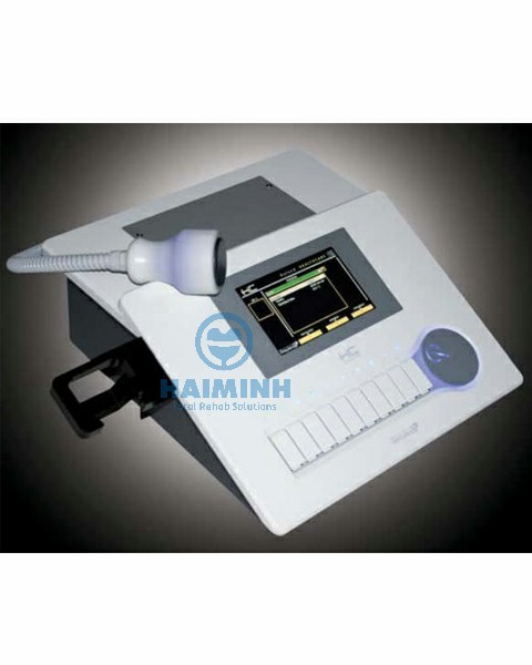 Máy điều trị nhiệt nóng lạnh kêt hợp với đèn cảnh báo chế độ nóng/ lạnh trên đầu phát 0